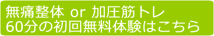 整体、カイロプラクティックの初回無料体験